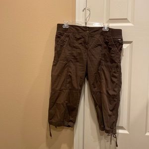 LOFT cropped cargo pants